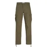 JACK & JONES Kane Barkley Cargohose Olive Night 34 34