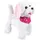 Jamara Trixi RC Plüschhund 22 cm Weiß/Rosa