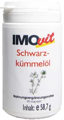 Imovit Schwarzkümmelöl 500 mg Kapseln 90 St