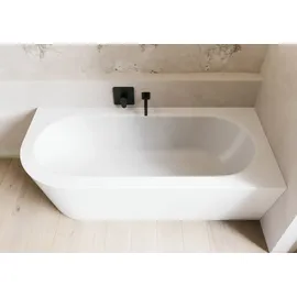 Bette Starlet V Silhouette Eckbadewanne 75 x 165 cm (6680-000CELVK+B601-901)