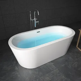 Tronitechnik Piperi freistehende Badewanne 168 x 80 x 55 cm (210 l)