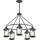 Elstead Lighting Ashland Bay 5-flg. Ø 66,3 cm grau Aluminium, Glas, Metall