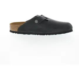 Birkenstock Boston Nubukleder geölt schmal schwarz 40