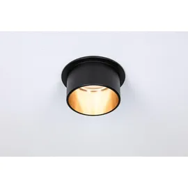 Paulmann Gil Coin 3er Set rund Schwarz matt Gold