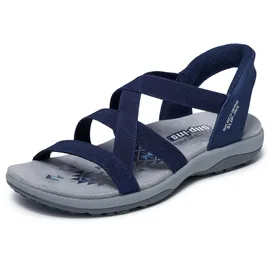 SKECHERS Reggae Slim Stretch Flex Sandalen, blau, Größe 39