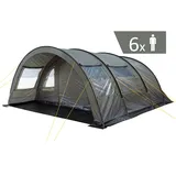 CampFeuer Tunnelzelt XXL oliv/grau