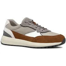 GEOX Herren U VOLPIANO A Sneaker, BROWNCOTTO/Rock, 45 EU