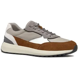 GEOX Herren U VOLPIANO A Sneaker, BROWNCOTTO/Rock, 45 EU