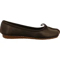 CLARKS Freckle Ice Schwarz Black Leather, 40 EU