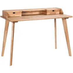 Hasena Accessoires Aska Sekretär 2 Schubladen Massivholz 120x60x85 cm - Natur