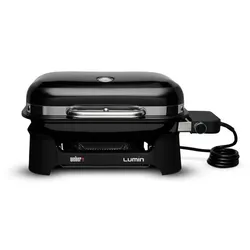 Weber Elektrogrill Lumin Compact Stahl Schwarz