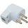 MicroConnect Dänischer Netzstecker abgewinkelt
