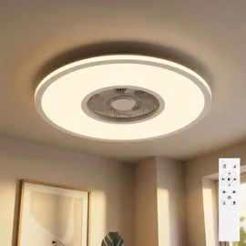 just light. Flat Air 59,5 cm Deckenventilator weiß