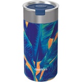 Quokka Boost BLUE JUNGLE THERMOBECHER AUS EDELSTAHL FÜR KAFFEE 400 ml