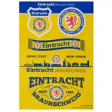 EINTRACHT BRAUNSCHWEIG Aufkleberkarte DIN A5