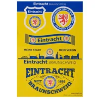 EINTRACHT BRAUNSCHWEIG Aufkleberkarte DIN A5