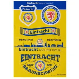 EINTRACHT BRAUNSCHWEIG Aufkleberkarte DIN A5