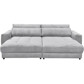 ed exciting design Big-Sofa Polyester 2-Sitzer Hellgrau