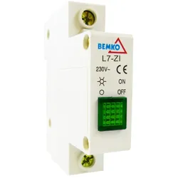BEMKO GRÜN Leuchtmelder Phasenkontrolle Signalleuchte 115-250V AC 2006