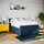 vidaXL Boxspringbett 140 x 200 cm Blau
