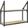 vidaXL Wandregal 60 x 21 x 51 cm Braun