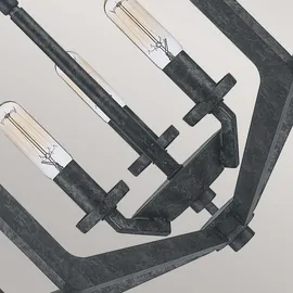 Elstead Lighting Hängeleuchte Pendellampe Deckenleuchte Lampe 3 Flammig Stahl Esszimmerlampe