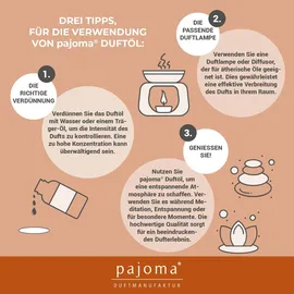 Pajoma pajoma® Duftöl 10 ml, Indian Summer | feinste Parfümöle für Aromatherapie, Duftlampe, Aroma Diffuser, Massage, Naturkosmetik | Premium Qualität