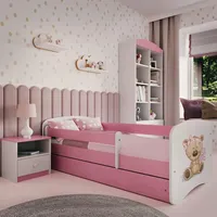 raumhirsch furniture Kinderbett Raumhirsch 80 x 180 cm Holzwerkstoff rosa