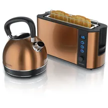 Arendo Edelstahl Wasserkocher 1,7 l Kupfer