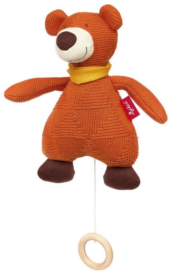 Produktbild Sigikid Spieluhr Spieluhr Strickspieluhr Knitted Love, (1-tlg) orange