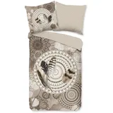 Muller Textil Ringhda Mandala Taupe 155 x 220 cm + 2 x 80 x 80 cm