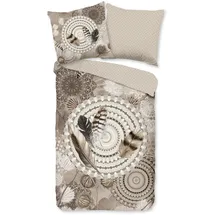 Muller Textil Ringhda Mandala Taupe 155 x 220 cm + 2 x 80 x 80 cm