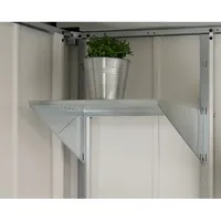 Hörmann EcoStar Regalboden für "Euroline" Gerätehäuser,silber,48 x 35 cm