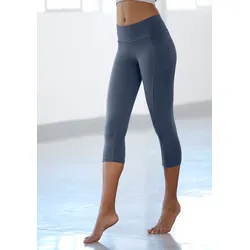 Caprileggings, mit 2 Handytaschen, Gr. 32/34 - N-Gr, blau, , 42384312-32 N-Gr