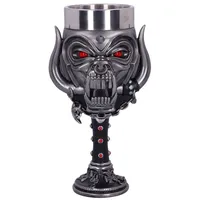 Nemesis Now Motorhead Kelch Glas, Silber, 20,5 cm