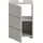 xonox.home Waschbeckenunterschrank Vira 38 x 56 cm Kaschmir/Schwarz
