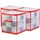 Infactory Aufbewahrungsbox 10 x 10 x 10 cm 3-tlg. mit Deckel