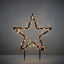 Luca Lighting Gartenstecker Stern beleuchtet 150 LED 60 x 73 cm