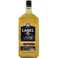 Label 5 Classic Black Blended Scotch 40% vol 1 l