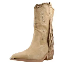 Alma en Pena Cowboystiefel beige 38