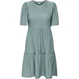 Jdy Kleid A-Linie Lochmuster Chinois Green XL