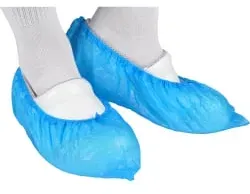 ABENA® Einweg-Schuhüberzieher, 41 x 15 cm, blau, LDPE 1700 , 1 Packung = 100 Stück, Größe XL, Schuhgröße: 42-45