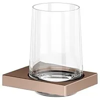 Keuco Edition 11 Glashalter 11150299000 mit Echtkristallglas, rotgold gebürstet