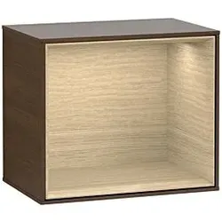 Villeroy und Boch Finion Regalmodul G580PCGN 41,8x35,6x27cm, Emotion, Regal Oak Veneer, Walnut veneer