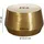 Wohnling Couchtisch Gold Aluminium rund 60 x 36 cm