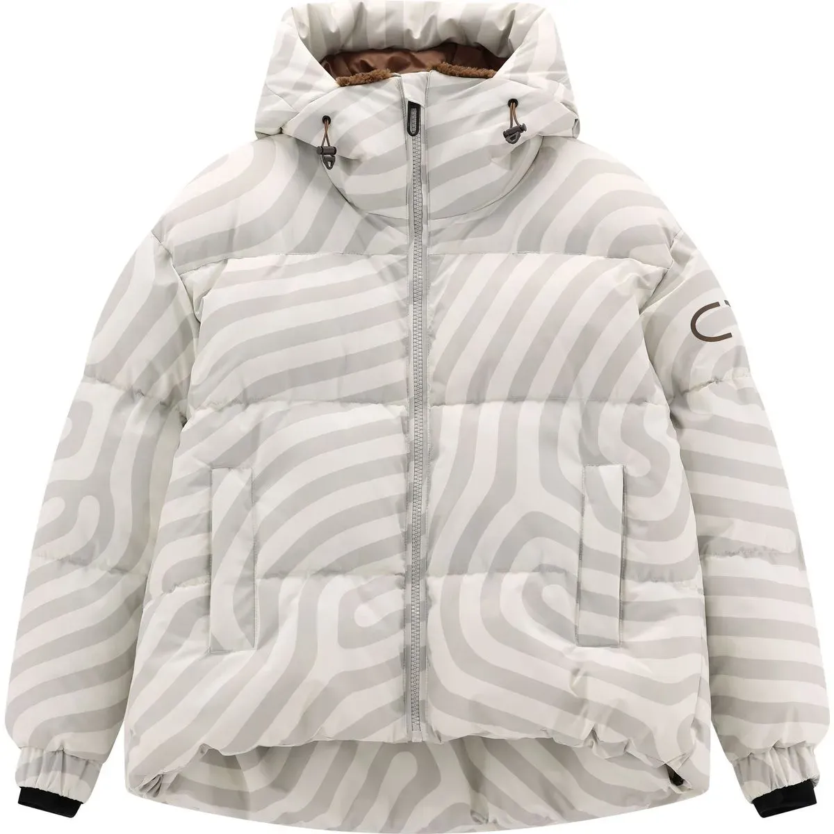cmp - collective (of) moving people Woman Jacket FIX Hood ivory-bone (11ZU) L