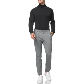 Indicode Anzughose INRoedekro gepflegter Look mit gerade geschnittener Beinform grau 31