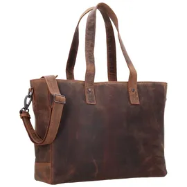 Plevier Shopper Leder Braun