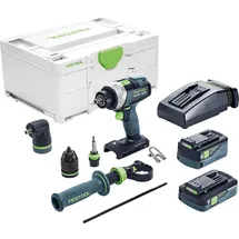 Festool TDC 18/4 5,0/4,0 I-Set inkl. 4,0 + 5,0 Ah + Ladegerät + Systainer