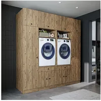 Roomart Schrankwand für Waschküche & Hauswirtschaftsraum – 224 cm